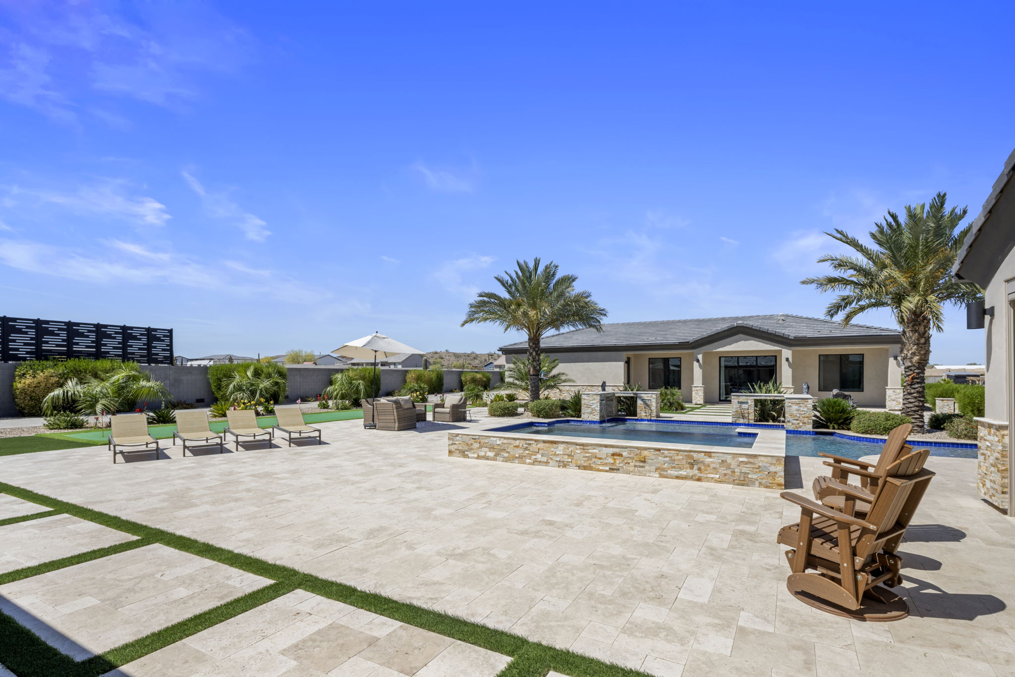 Resort-style outdoor living