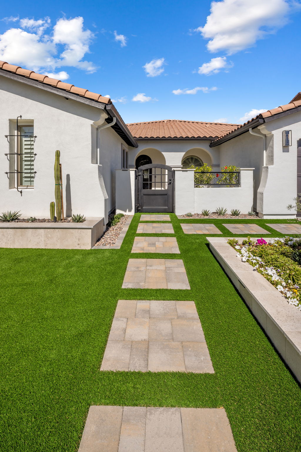 Front yard landscaping